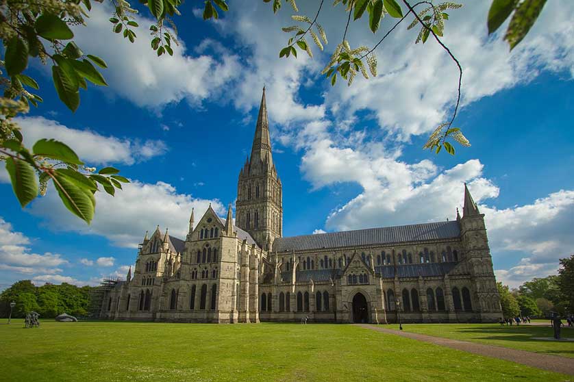 Salisbury Cathedral, Wiltshire, England, UK.