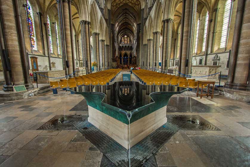 Salisbury Cathedral, Wiltshire, England, UK.