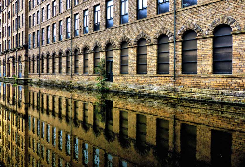 Nicknamed the Palace of Industry, Salts Mill near Bradford is a UNESCO World Heritage Site.