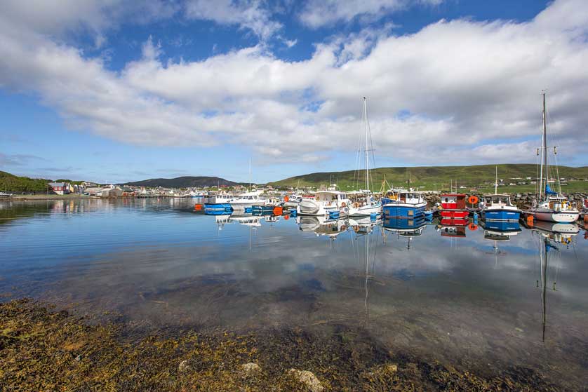 Scalloway harbour, Shetland Islands, Scotland, UK