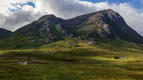 Into the Scottish Highlands on the A82.