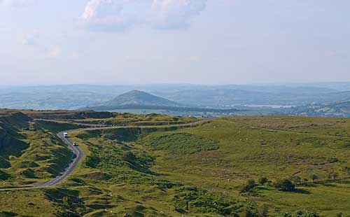The Black Mountain Pass, Wales, UK.