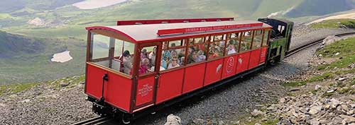 Snowdon Mountain Railway, Snowdon, North Wales.