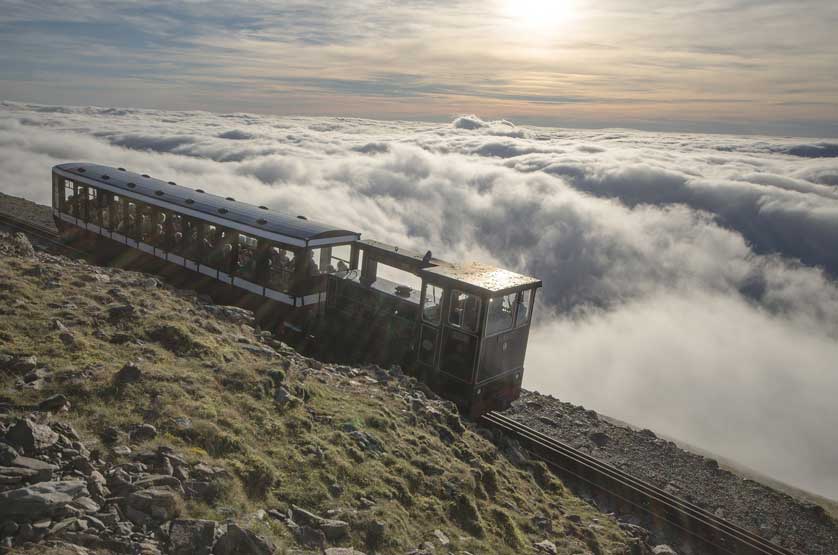 Snowdon Mountain Railway, Snowdon, North Wales.