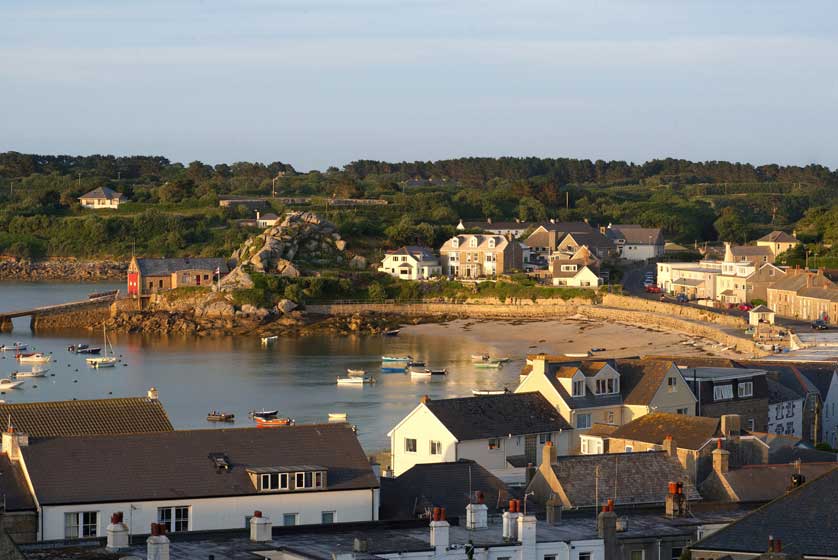 Hugh Town on St Mary's, Isles of Scilly.