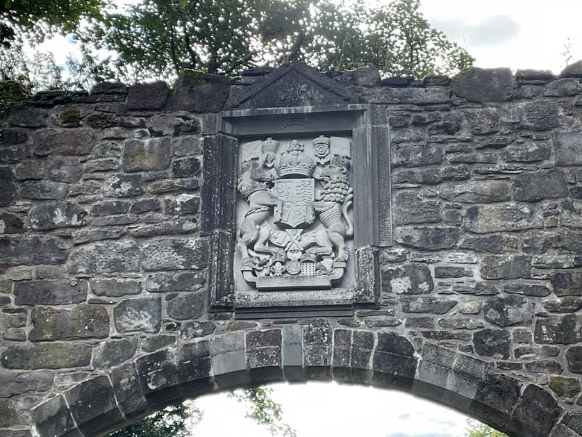 Coat of arms on the Archway of Scone.