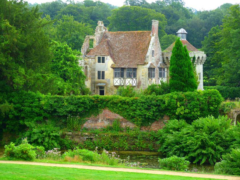 The Old Castle is now a garden feature.