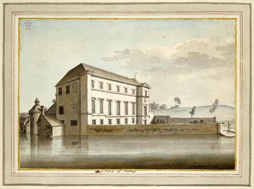 Scotney Castle, North-East Front by Samuel Hieronymus Grimm.