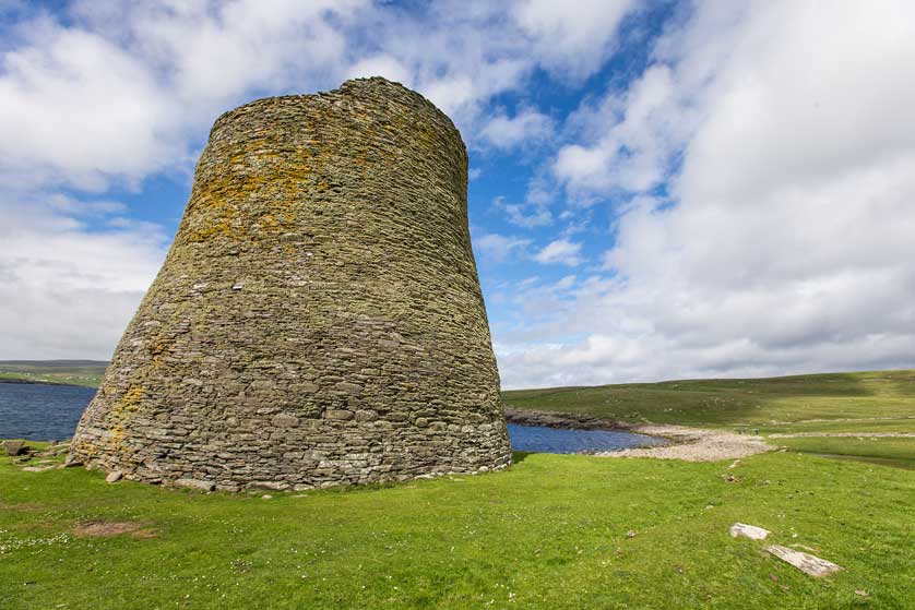 Mousa Broch, Shetland, Scotland, UK