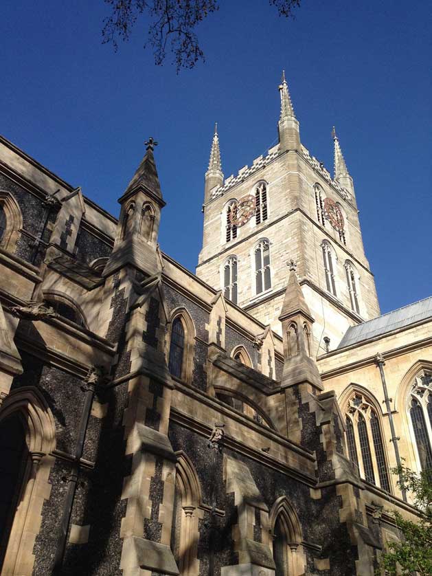 Southwark Cathedral, London, UK.