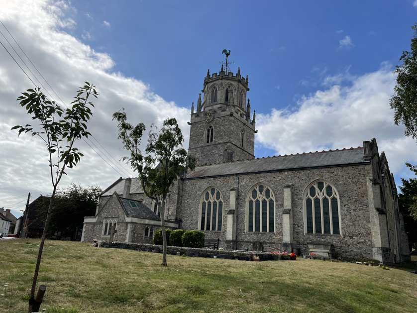 The Grade I Listed St Andrew's Church, Colyton, Devon.