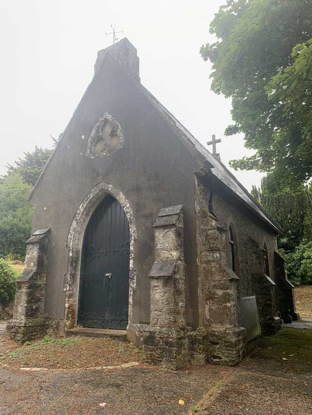 Chapel in Colyton graveyard.