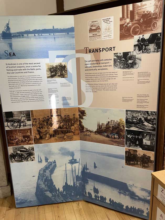 Exhibits on display at the museum.
