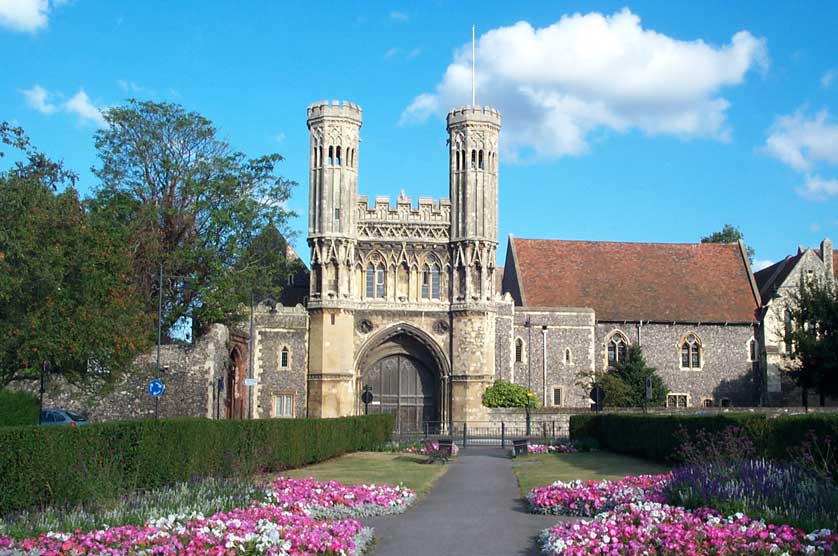 The Great Gate of St. Augustine's Abbey.
