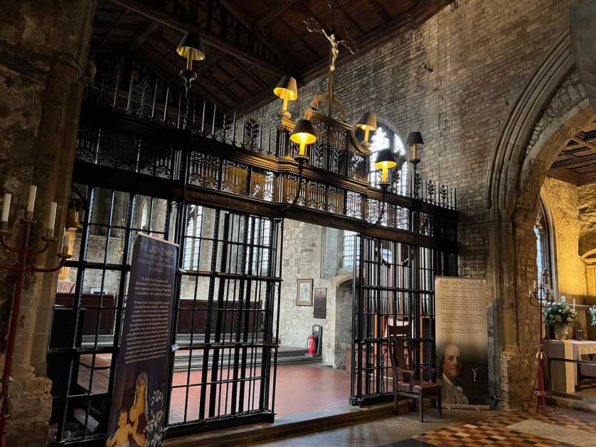 The Lady Chapel - legend has it that the Virgin Mary appeared to a monk here in the 12th century.