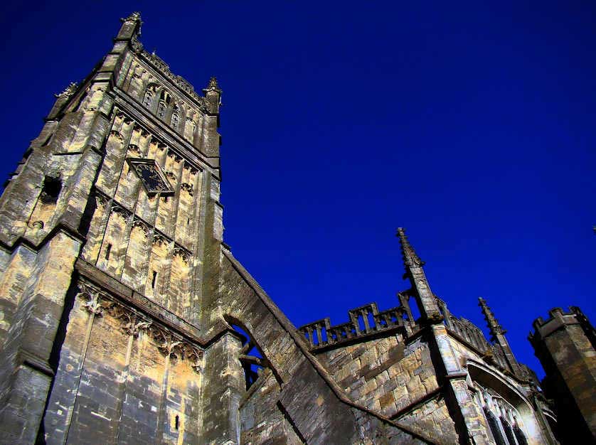 St. John the Baptist Parish Church in Cirencester was built on the site of an older Saxon church.
