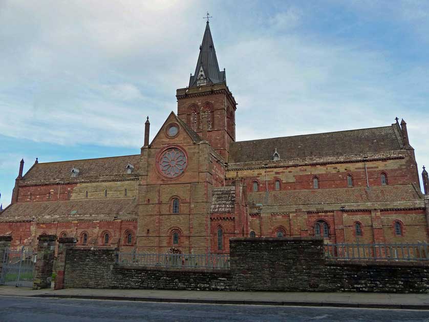 St Magnus Cathedral, Kirkwall, Orkney Islands.