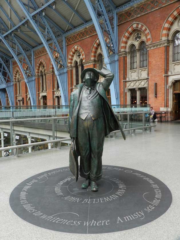 John Betjeman statue.