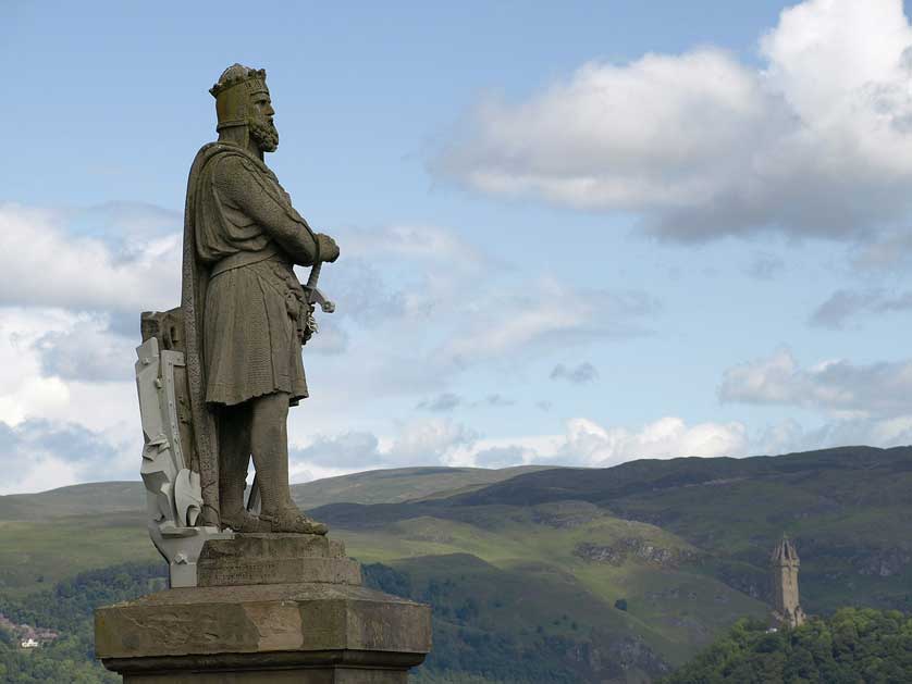 Statue of Robert the Bruce, Stirling Castle.