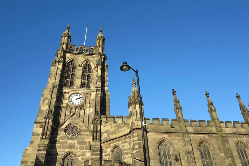 St Mary's Church, Stockport, UK.