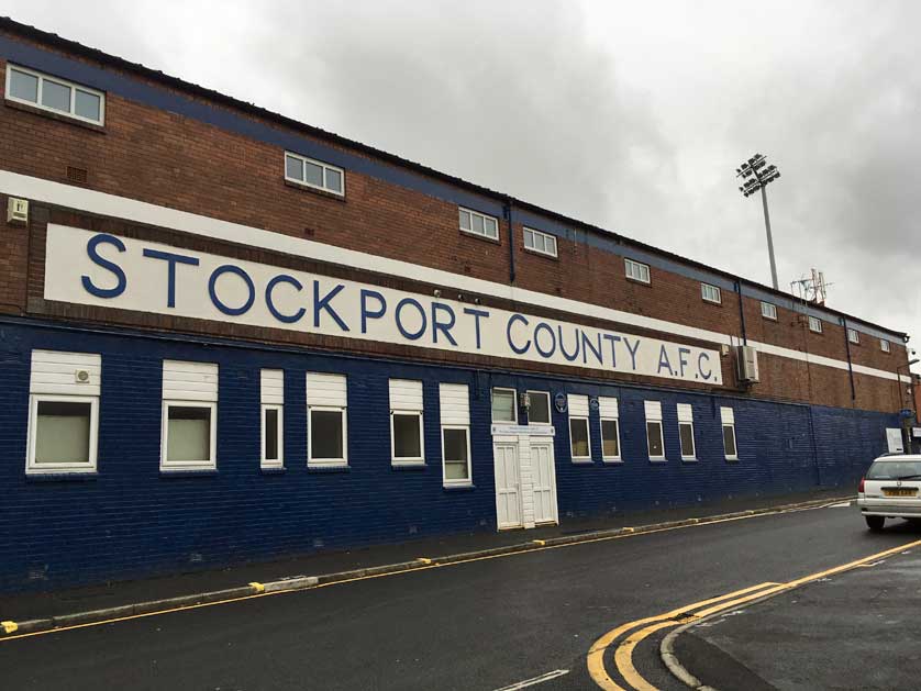 Edgeley Park home of Stockport County.
