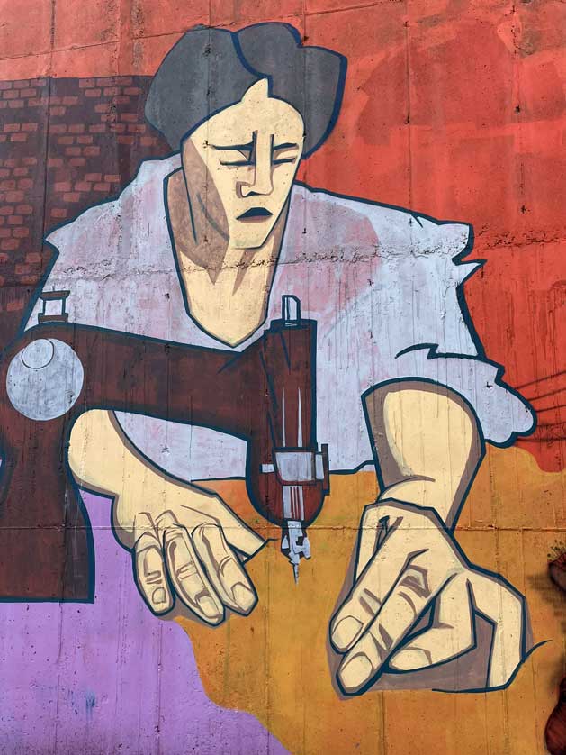 Street art in Stockport, UK.