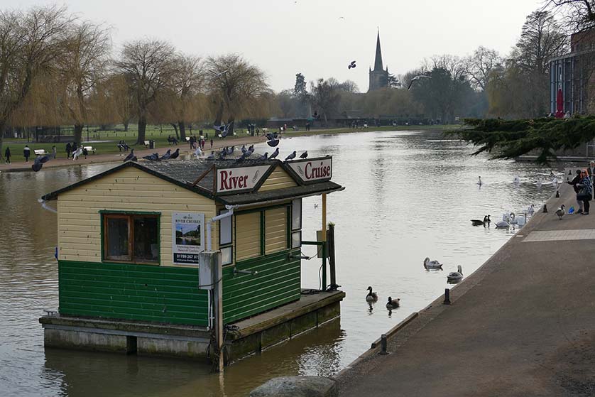 Visitors can take a pleasant river cruise along the Avon.