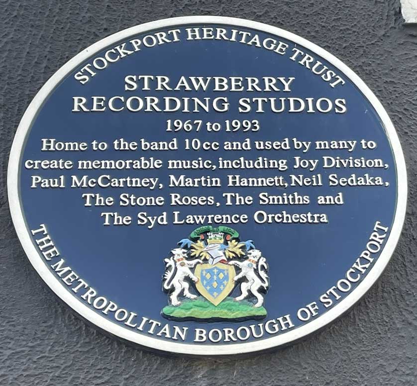 Strawberry Studios, Stockport, Greater Manchester.