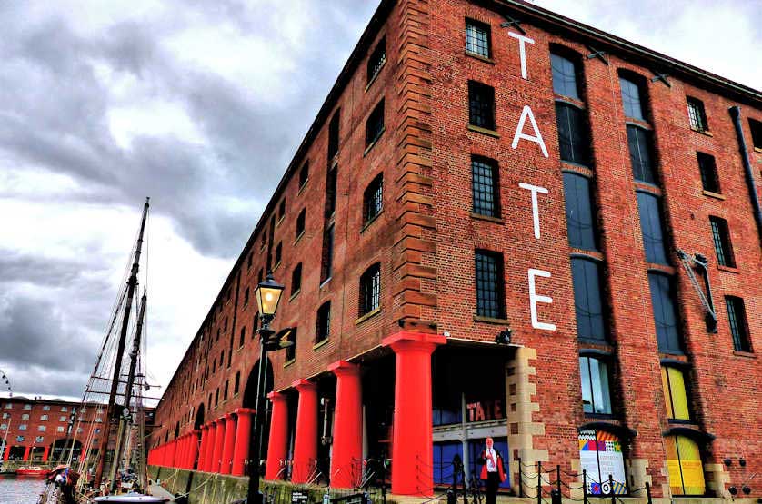 Tate Liverpool at Albert Dock in Liverpool is a major museum for modern and contemporary art.