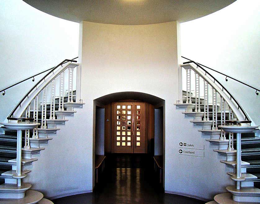 Entrance vestibule to Tate St. Ives, Cornwall.