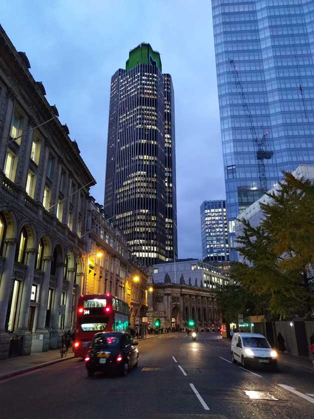 Tower 42 referred to as the NatWest Tower.