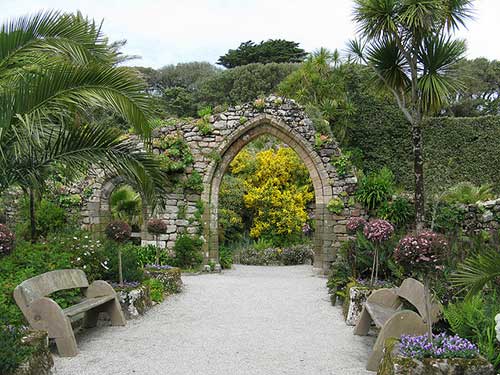Tresco Abbey Garden, Isles of Scilly, England, UK.