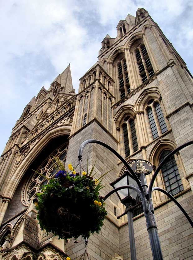 Truro Cathedral, Cornwall, UK.