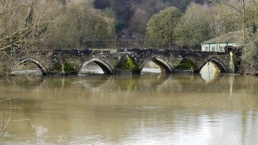 Barton Bridge, Bradford-on-Avon, UK.