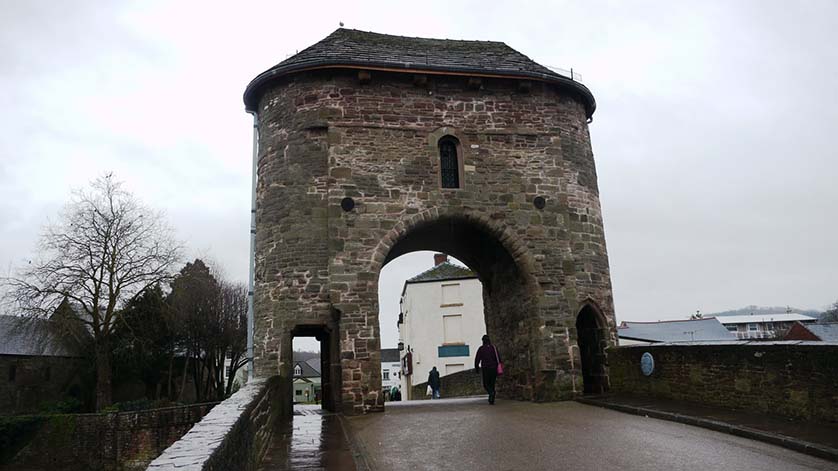 Monnow Bridge in Wales.