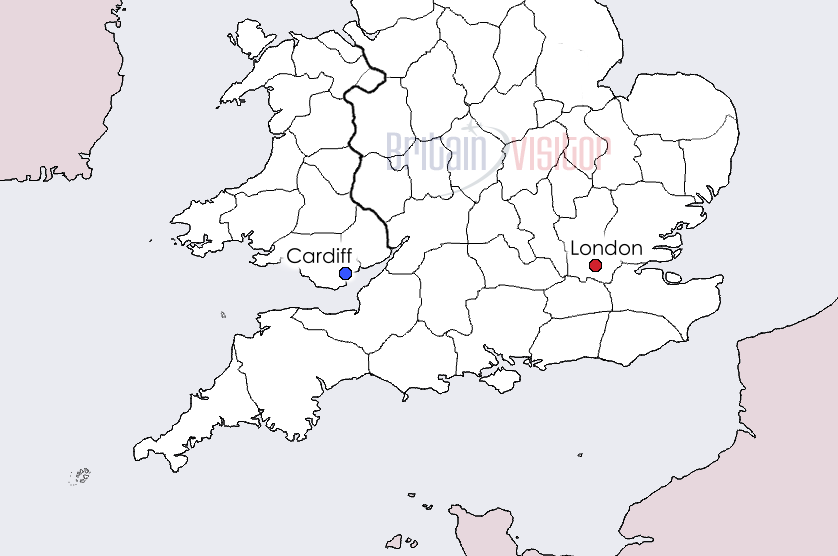 Cardiff map.