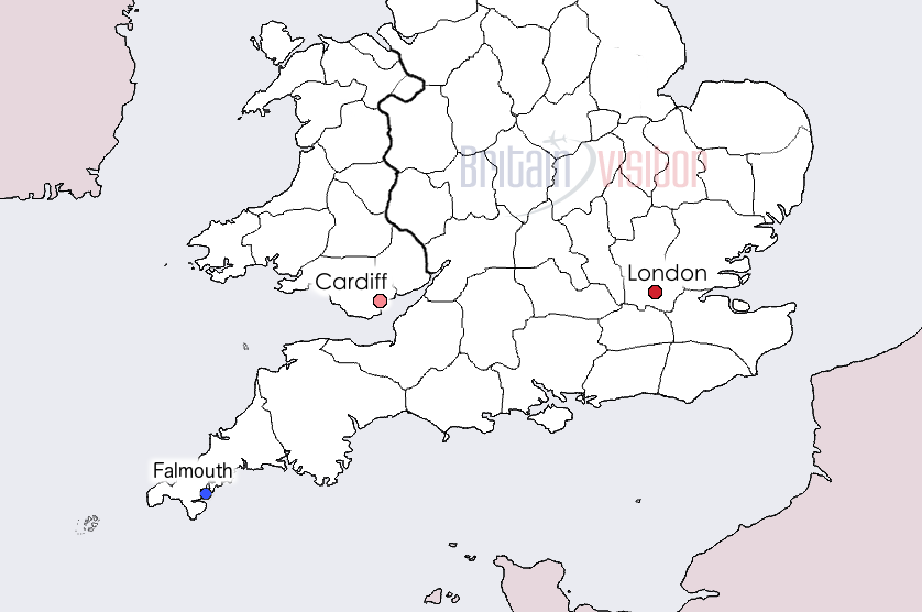 Falmouth Map