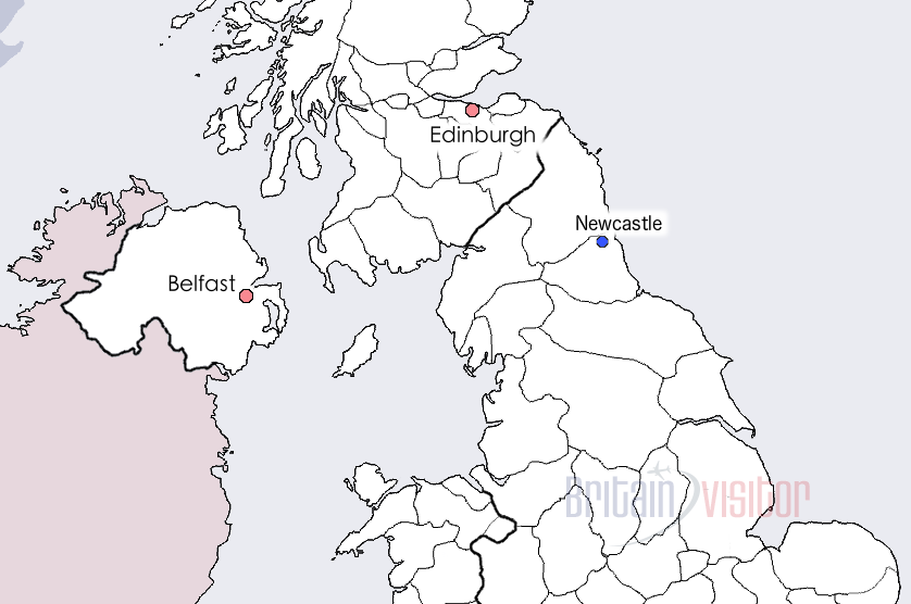 Newcastle map.