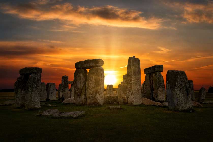 Stonehenge, Salisbury Plain, UK.