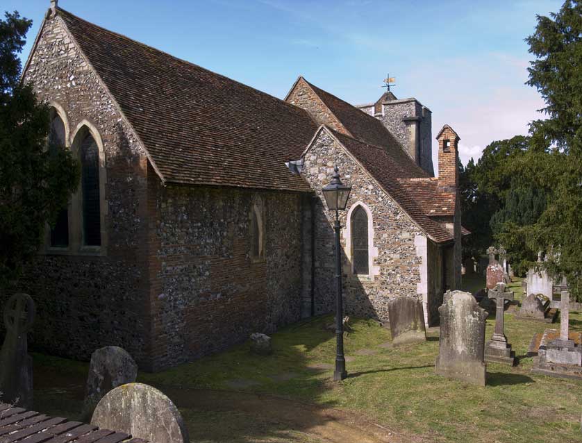 St Martin's Church Canterbury, Kent.