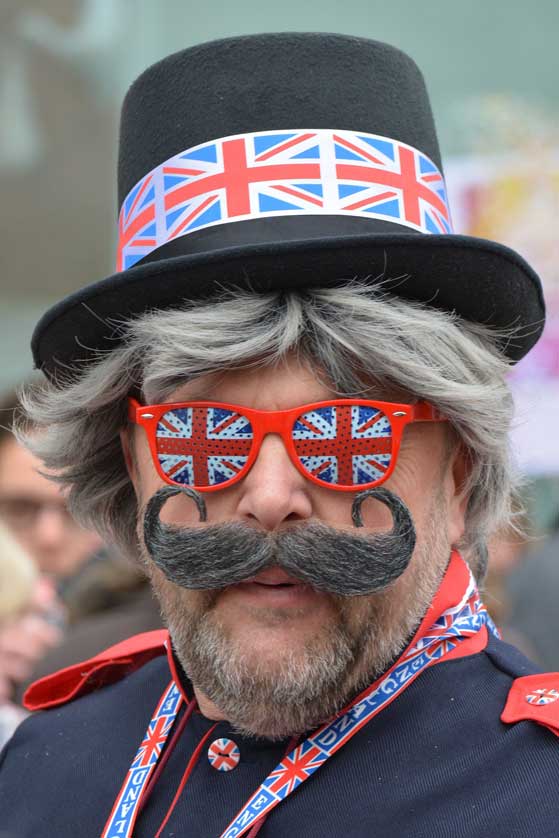 Union Jack mania.