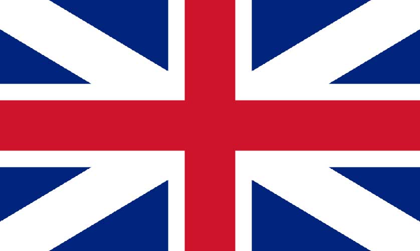 The pre-1801 Union Flag.