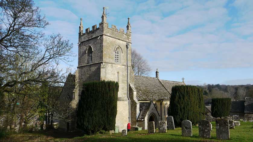 Upper Slaughter, Cotswolds, England UK.