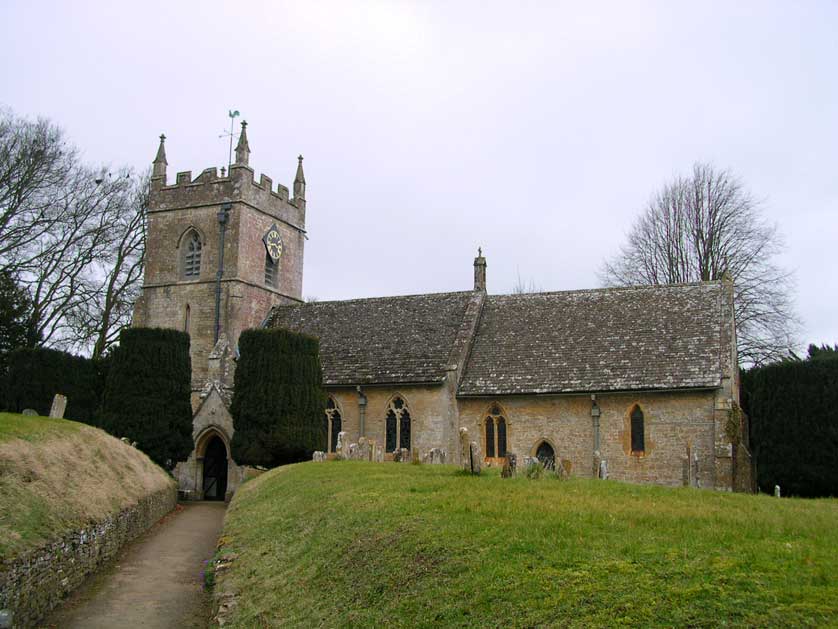 Upper Slaughter, Cotswolds, England UK.