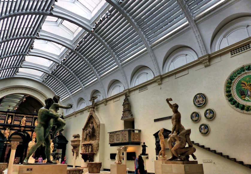 One of the 145 galleries that comprise the Victoria & Albert Museum in London.