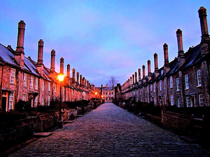 Vicars' Close in Wells is thought to be the oldest medieval street of purely residential structures in Europe.