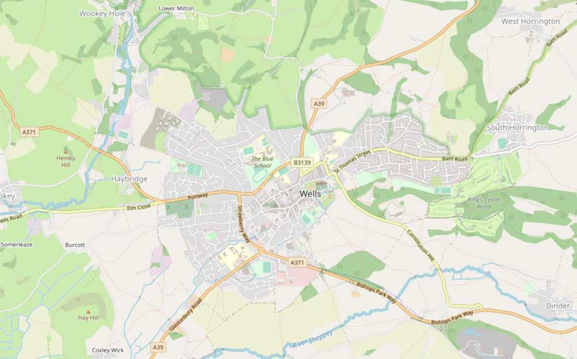 Wells map.