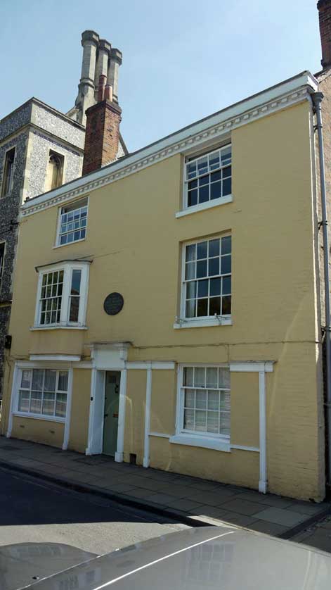 House where Jane Austen died, Winchester, Hampshire.