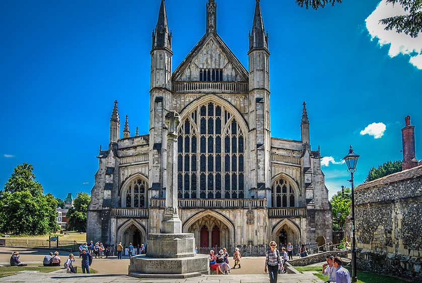 Winchester Cathedral, Hampshire, England, UK