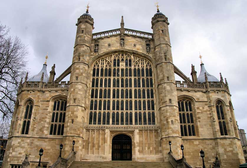 St. George's Chapel in the Lower Ward, Windsor Castle, Windsor, Berkshire.